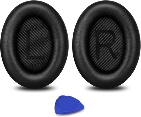 وسادات أذن بديلة احترافية مطورة لسماعات Bose QC35 وQC35ii QuietComfort 35، وسادات أذن مع جلد أكثر نعومة، وإسفنج عازل للضوضاء، وسمك إضافي in Kuwait