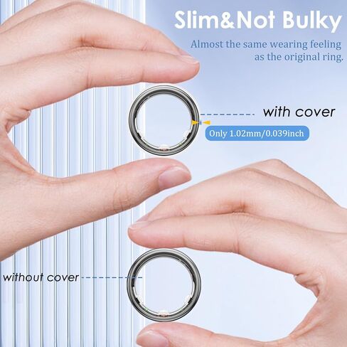 10 Pack Ring Cover for Oura Ring/Galaxy Ring, Anti-Scratch Elastic Silicone Oura Ring Protector/Samsung Galaxy Ring Protector for Working Out Gym in Saudi Arabia