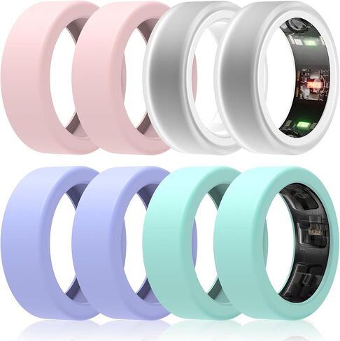 10 Pack Ring Cover for Oura Ring/Galaxy Ring, Anti-Scratch Elastic Silicone Oura Ring Protector/Samsung Galaxy Ring Protector for Working Out Gym in Saudi Arabia