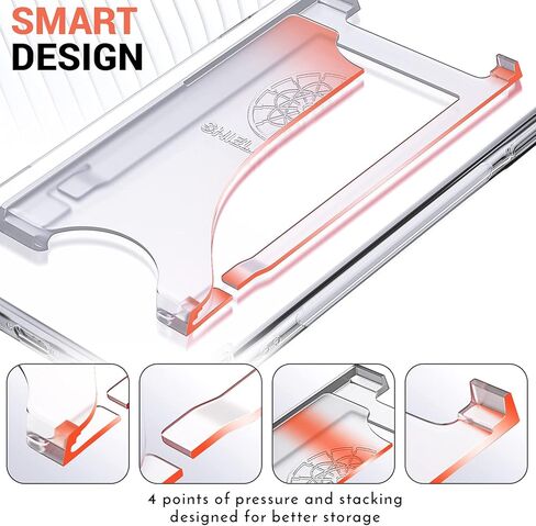 Shields Up for iPhone 15 Pro Max Case with Card Holder Stand, 6.7", Clear in Saudi Arabia