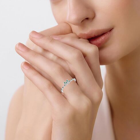 خاتم قابل للتكديس من الفضة الإسترليني عيار 925 على شكل فراشة مجوهرات إنفينيتي المولد للنساء in Kuwait