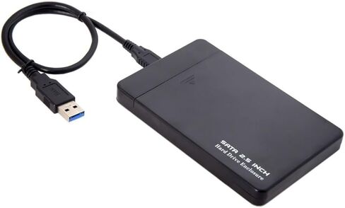 chenyang USB C to 2.5" SATA SSD HDD Tool Free Clear External Hard Disk Enclosure for Laptop PC Black in Saudi Arabia