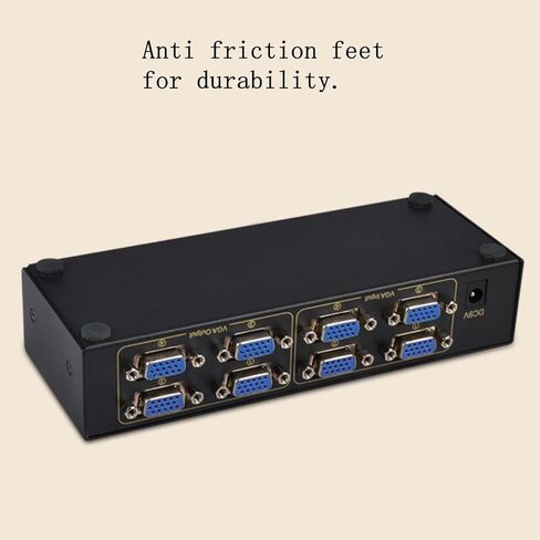 VGA Video Switch Splitter 4 in 4 Out 4 in 2 Out ثنائي الاتجاه قابل للتحويل HD Video Sharer 250Mhz مضيف الكمبيوتر الخارجي 4 منافذ VGA TV Monitor جهاز عرض محدد صندوق التبديل 1080P in Kuwait