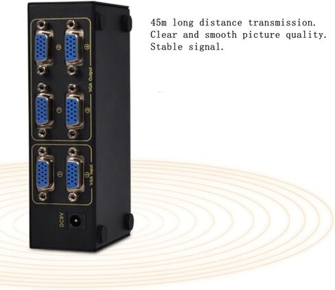 VGA Video Switch Splitter 4 in 4 Out 4 in 2 Out ثنائي الاتجاه قابل للتحويل HD Video Sharer 250Mhz مضيف الكمبيوتر الخارجي 4 منافذ VGA TV Monitor جهاز عرض محدد صندوق التبديل 1080P in Kuwait