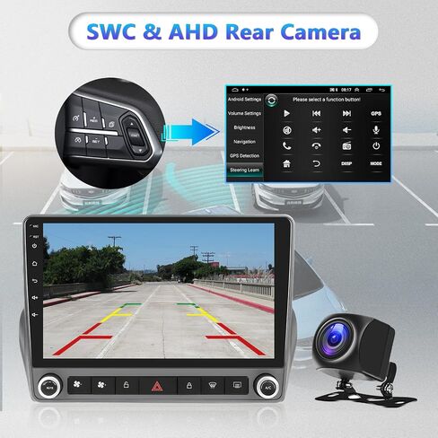 ستيريو راديو السيارة 2G+64G لسيارة شيفروليه تشيفي كامارو 2008-2015 مع CarPlay Android Auto، وحدة رأس شاشة تعمل باللمس 9 بوصات Android 13، HiFi Audio GPS Navi WiFi Bluetooth SWC HD in Saudi Arabia