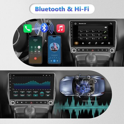 ستيريو راديو السيارة 2G+64G لسيارة شيفروليه تشيفي كامارو 2008-2015 مع CarPlay Android Auto، وحدة رأس شاشة تعمل باللمس 9 بوصات Android 13، HiFi Audio GPS Navi WiFi Bluetooth SWC HD in Saudi Arabia