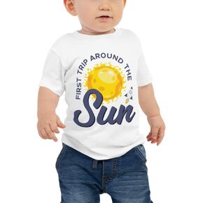 First Trip Around The Sun Birthday T-Shirt for Toddlers