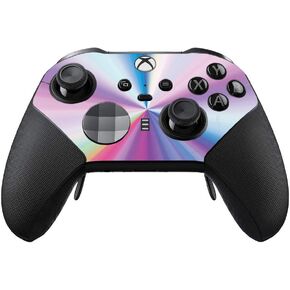 MightySkins Skin Compatible with Xbox Elite Series 2 Controller - Rainbow Zoom | Protective, Durable, and Unique Vinyl Decal wrap Cover | Easy to Apply, Remove, and Change Styles | Made in The USA