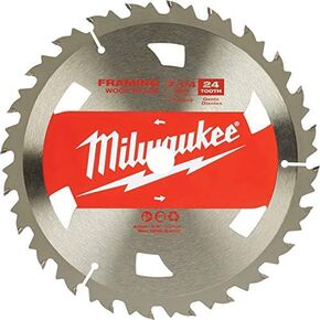 10 عبوات من Milwaukee 48-41-0710 7-1/4 بوصة. شفرات منشار دائري أساسية 24T