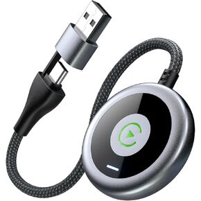 Wireless Carplay Adapter for Apple & Android 2-in-1 Wireless Adapter Stable Plug & Play Blutooth 5.3 Dongle Auto Convert Wired to Wireless Fast Easy Use for iPhone iOS 10+, Android 11+
