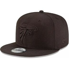 قبعة New Era NFL 9FIFTY باللون الأسود على الأسود قابلة للتعديل مقاس واحد يناسب الجميع in Kuwait
