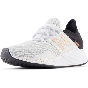 New Balance Women's Fresh Foam Roav V1 Running Shoe, Quartz Grey/Black/Copper, 7.5