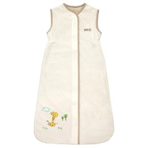 Unisex Baby Sleeping Bag - Super Soft Baby Wearable Blanket - Creamy Elephant Medium