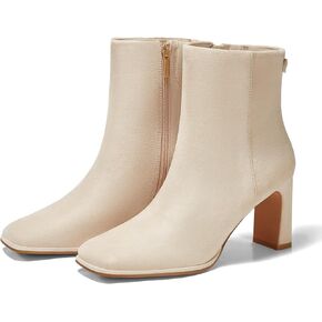 Coutgo Women's Square Toe Ankle Boots Chunky Block Heel Side Zipper Booties Faux Suede Winter Shoes in Saudi Arabia