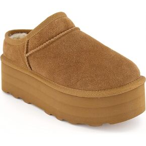 Platform Boots for Women Ultra Mini Ankle Boots Huggy Cozy Slippers with Fur Interior Womens Suede Winter Boots