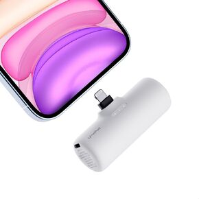 Portable Charger with Small Size,Upgraded 15W 3500mAh Power Bank with Built-in Lightning Plug Compatible with iPhone14/13/12/8/7/6/XR/XS/X/SE Series,AirPods, Black
