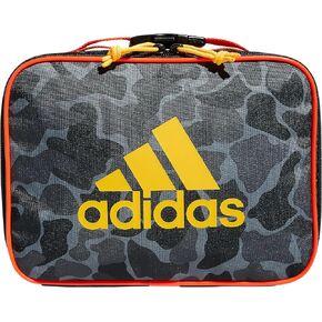 adidas Foundation Insulated Lunch Bag, Flow Blur/Signal Orange