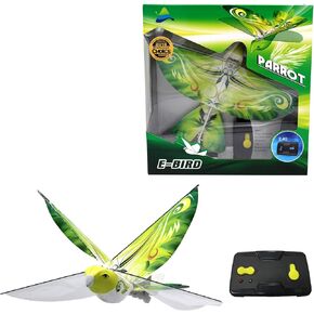 MUKIKIM eBird Blue Pigeon - Flying RC Bird Toy for Kids. Indoor/Outdoor Remote Control Bionic Flapping Wings Bird Helicopter. USB Recharging.…