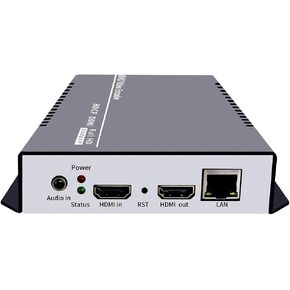 iseevy HD 1080P HDMI Video Encoder H.264 IPTV Encoder with Loopout for IPTV Live Stream Broadcast support SRT RTMP RTMPS RTSP UDP RTP HTTP FLV HLS TS Protocols and YouTube Facebook Live Platforms