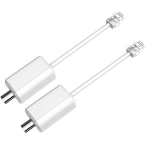LINOVISION Passive RJ45 to BNC Adapter for EOC Switch08 or Dahua ePOE Switch (LR1002) 1 Pair
