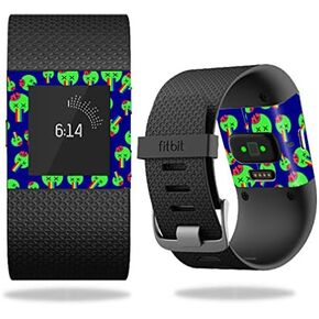 MightySkins Skin Compatible with Fitbit Surge Cover Skins Sticker Watch Rainbow Brains Out
