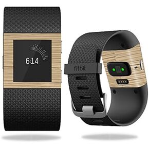 MightySkins Skin Compatible with Fitbit Surge Cover Skins Sticker Watch Light Zebra Wood
