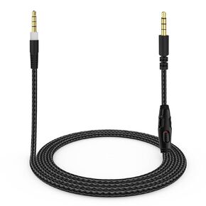 Audio Cable Replacement Compatible with HyperX Cloud Alpha and Cloud Mix Gaming Headset 3.5mm TRRS Aux Cord (Red)