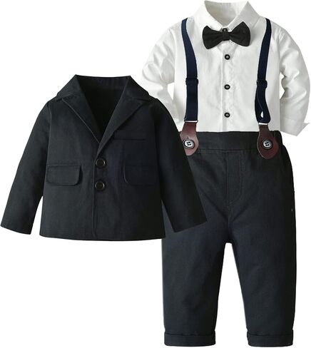 SANGTREE Baby Boys Gentleman Outfits Suits Set, 3 Months - 14 Years in Saudi Arabia