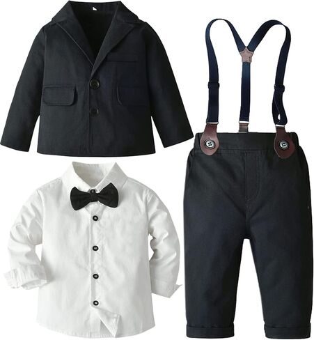 SANGTREE Baby Boys Gentleman Outfits Suits Set, 3 Months - 14 Years in Saudi Arabia