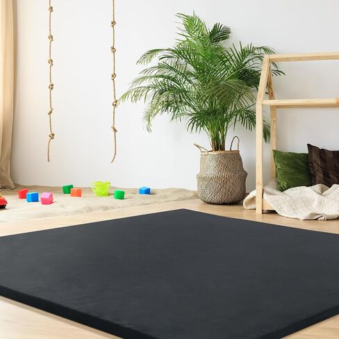 MABOZOO Padded Baby Play Mat, Waterproof Extra Thicker & Large Baby Playpen Mat for Babies, Toddlers, Infants, Thicken Baby Playmat Crawling Mat for Indoor & Outdoor (50 * 50 * 1 Inch, Dark Grey) in Saudi Arabia