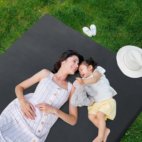 MABOZOO Padded Baby Play Mat, Waterproof Extra Thicker & Large Baby Playpen Mat for Babies, Toddlers, Infants, Thicken Baby Playmat Crawling Mat for Indoor & Outdoor (50 * 50 * 1 Inch, Dark Grey) in Saudi Arabia