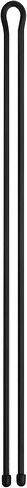 Nite Ize Gear Tie Mega Twist Tie - 64-Inch Reusable Rubber Twist Tie - Reusable Gear Ties - Electric Cord Organizers - Twist Ties for Cords - Reusable Zip Ties - Black in Saudi Arabia