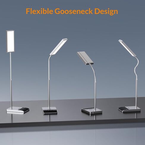LEPOWER LED Desk Lamp, 800LM for Home Office, 12W Reading , Eye-Caring Desk Light, Touch Table Lamp, Gooseneck Lamp, 50 Lighting Modes, Bright Desk Lamps for Bedroom, Study Room in Saudi Arabia