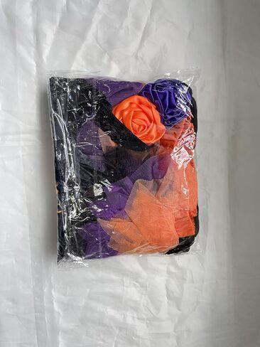 Kunyeah 3Pcs Baby Girl First Halloween Outfit Infant Romper Dress Bow Tutu Skirt with Headband Newborn Thanksgiving Bodysuit in Kuwait