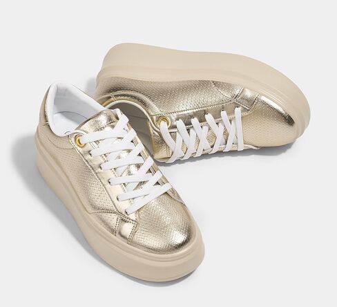 LUCKY STEP Women's Platform Fashion Sneakers Thick Sole | Classic Low Top | Casual Walking | Tennis Style|Anti-Slip in Saudi Arabia