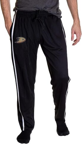 Calhoun NHL Men's Open Bottom Striped Training Lounge Pants With Pockets in Kuwait