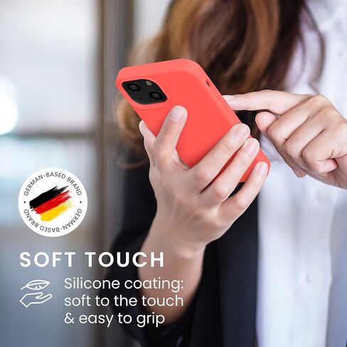 kwmobile Case Compatible with Apple iPhone 13 Mini Case - TPU Silicone Phone Cover with Soft Finish - Radiant Yellow in Kuwait