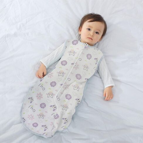 insular Wearable Blanket 2 Pack Cotton Baby Sleep Sack with 2-Way Zipper for Boys Girls Unisex, 2 Pack in Kuwait