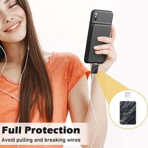 Data Cable Protector for iPhone Type-c, Unique Luxury Marble Pattern 4pcs Soft Phone Cable Protector,Charging Cord Protector,Cable Chomper,Cable Sleeve Cord Saver for Women Girls in Saudi Arabia