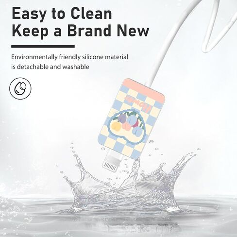 Data Cable Protector for iPhone Type-c, Unique Luxury Marble Pattern 4pcs Soft Phone Cable Protector,Charging Cord Protector,Cable Chomper,Cable Sleeve Cord Saver for Women Girls in Kuwait