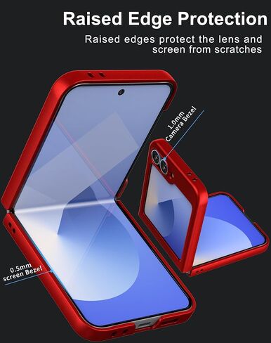 Case for Samsung Galaxy Z Flip 7 (2025) Phone Case with Crystal Clear Hard Back + Soft TPU Bumper Shockproof Cover for Galaxy Z Flip7 - Transparent in Kuwait