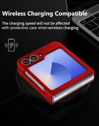 Case for Samsung Galaxy Z Flip 7 (2025) Phone Case with Crystal Clear Hard Back + Soft TPU Bumper Shockproof Cover for Galaxy Z Flip7 - Transparent in Kuwait
