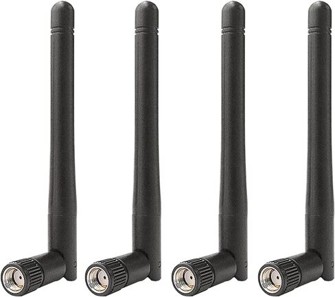 Dual Band WiFi Antenna, 2.4GHz 5GHz 5.8GHz 3dBi MIMO RP-SMA Male (2-Pack), Directional Antenna for Desktop PC, Security Cameras, Video Surveillance, Wireless Network Cards,Bluetooth Antenna in Saudi Arabia