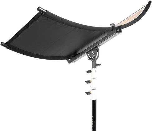 مجموعة عاكس الضوء المنحني Glow ArcLight II، عاكس تصوير محمول للاستوديو والصور والفيديو والصور الشخصية مع عاكس الضوء الأبيض، عاكس ذهبي، عاكس فضي وحقيبة (18 بوصة × 37 بوصة) in Kuwait