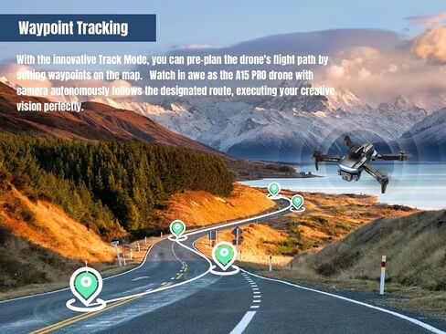 Drone with 4K three adjustable Camera,Foldable WiFi FPV Drone, RC Quadcopter with Brushless Motor, 3D Flips, Obstacle Avoidance, Optical Flow, Altitude Hold,Altitude Hold,3 Battery Mode in Saudi Arabia