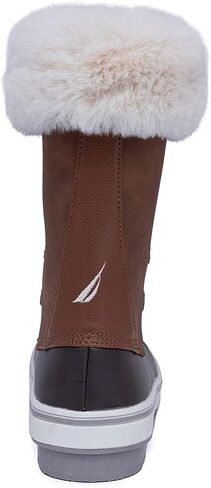 Nautica Women's Lace-Up Winter Snow & Rain Boots - Water-Resistant Insulated Boots with Cozy Faux Fur Lining for Warmth and Comfort - Glenoak in Saudi Arabia