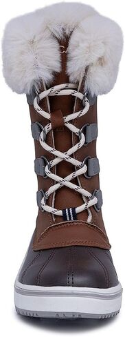 Nautica Women's Lace-Up Winter Snow & Rain Boots - Water-Resistant Insulated Boots with Cozy Faux Fur Lining for Warmth and Comfort - Glenoak in Saudi Arabia