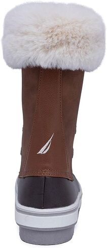Nautica Women's Lace-Up Winter Snow & Rain Boots - Water-Resistant Insulated Boots with Cozy Faux Fur Lining for Warmth and Comfort - Glenoak in Saudi Arabia
