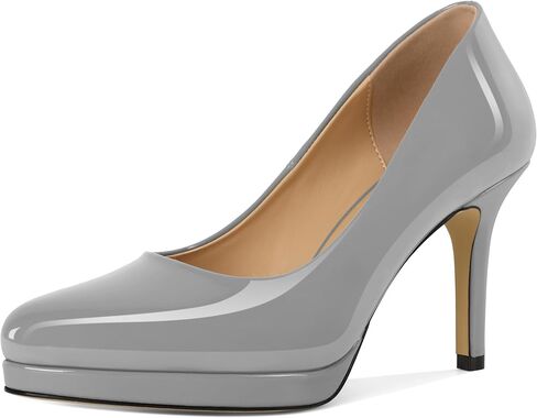 Mettesally Women High Heels Platform Pumps Stilettos Slip-on Fashion Daily Office Women Shoes 3.5 Inches in Saudi Arabia