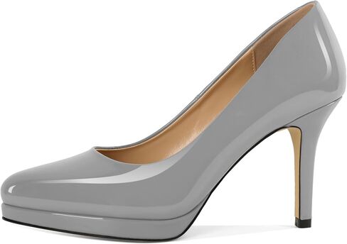 Mettesally Women High Heels Platform Pumps Stilettos Slip-on Fashion Daily Office Women Shoes 3.5 Inches in Saudi Arabia